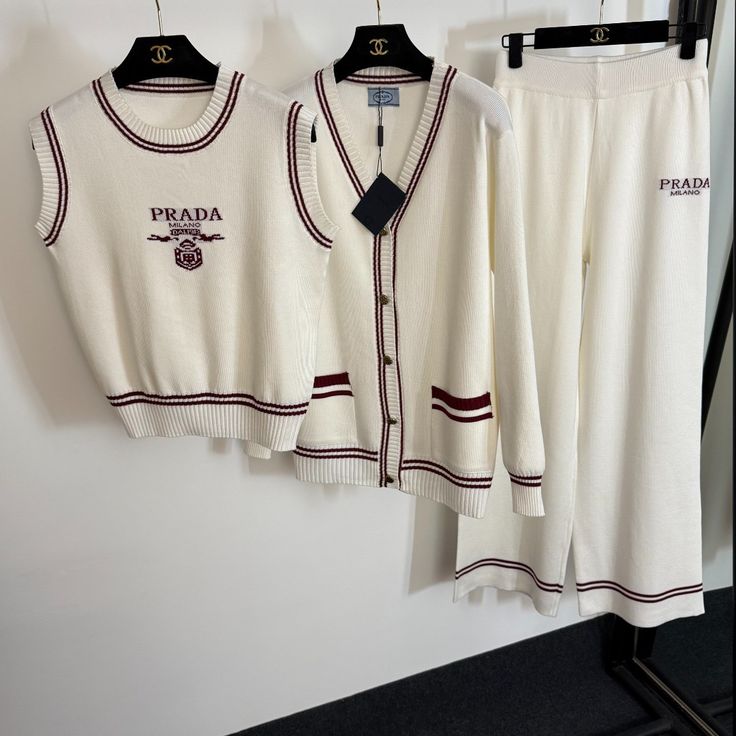 three piece knit set