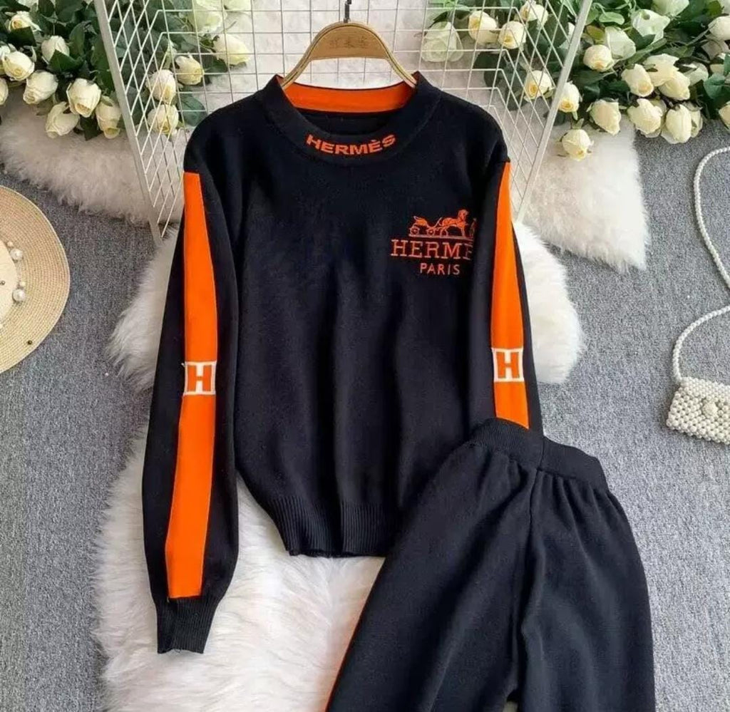 two piece knit set