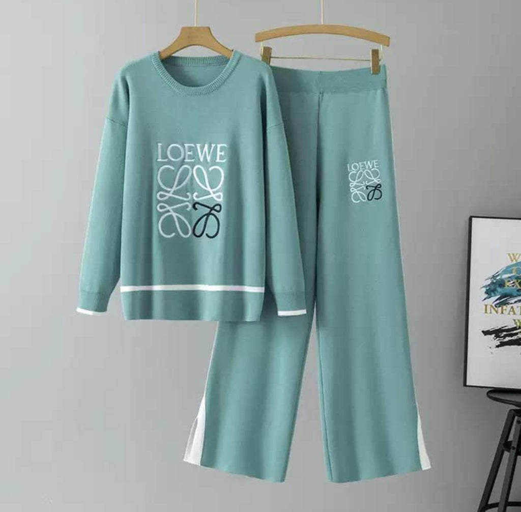 two piece knit set