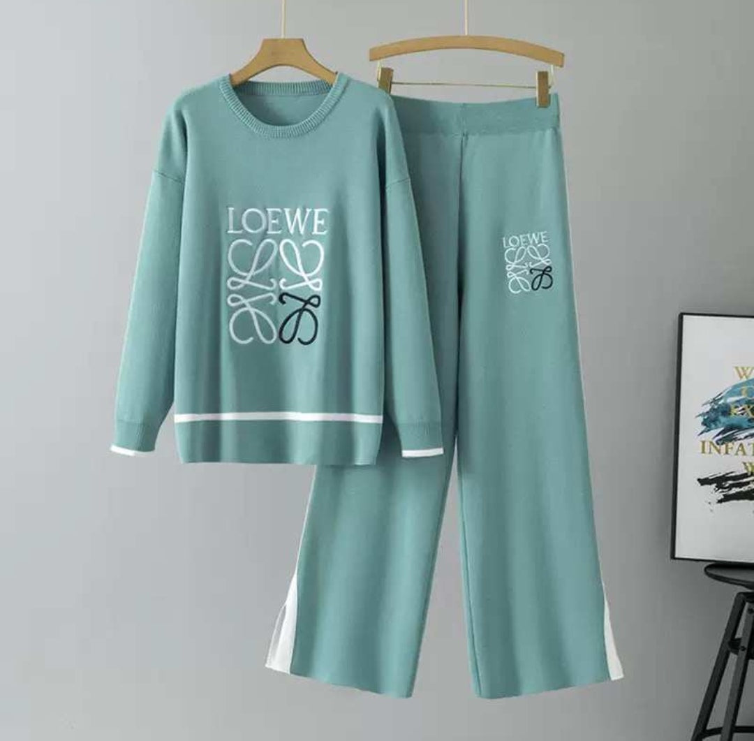 two piece knit set