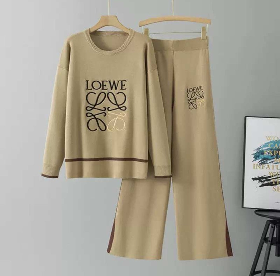 two piece knit set