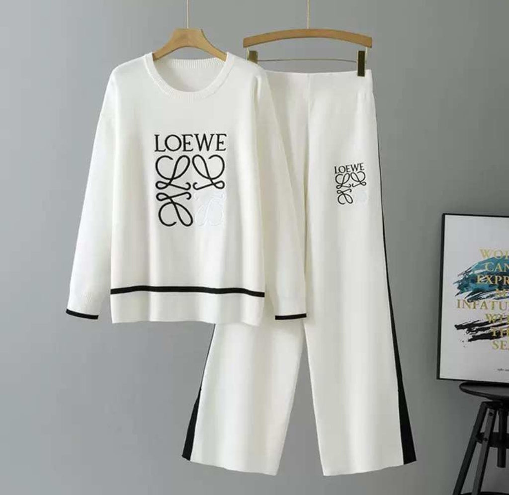 two piece knit set