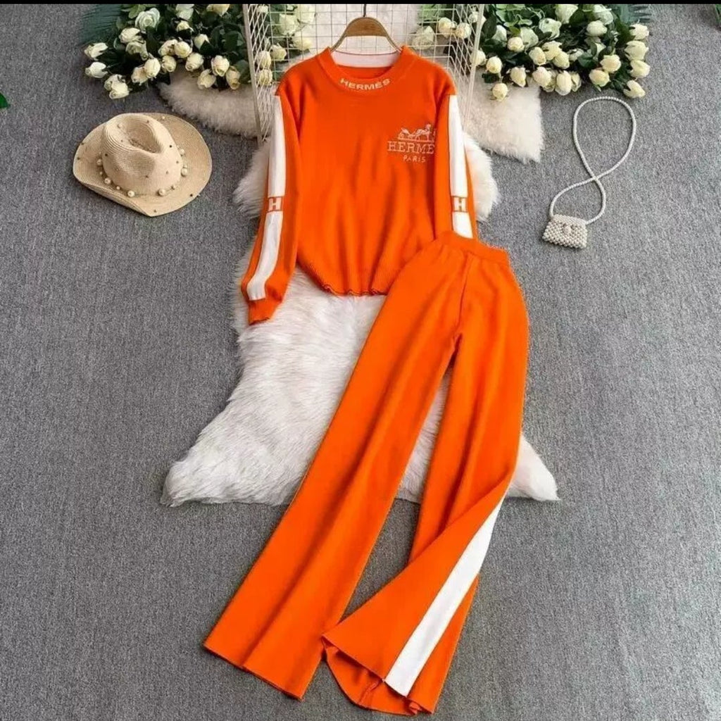 two piece knit set
