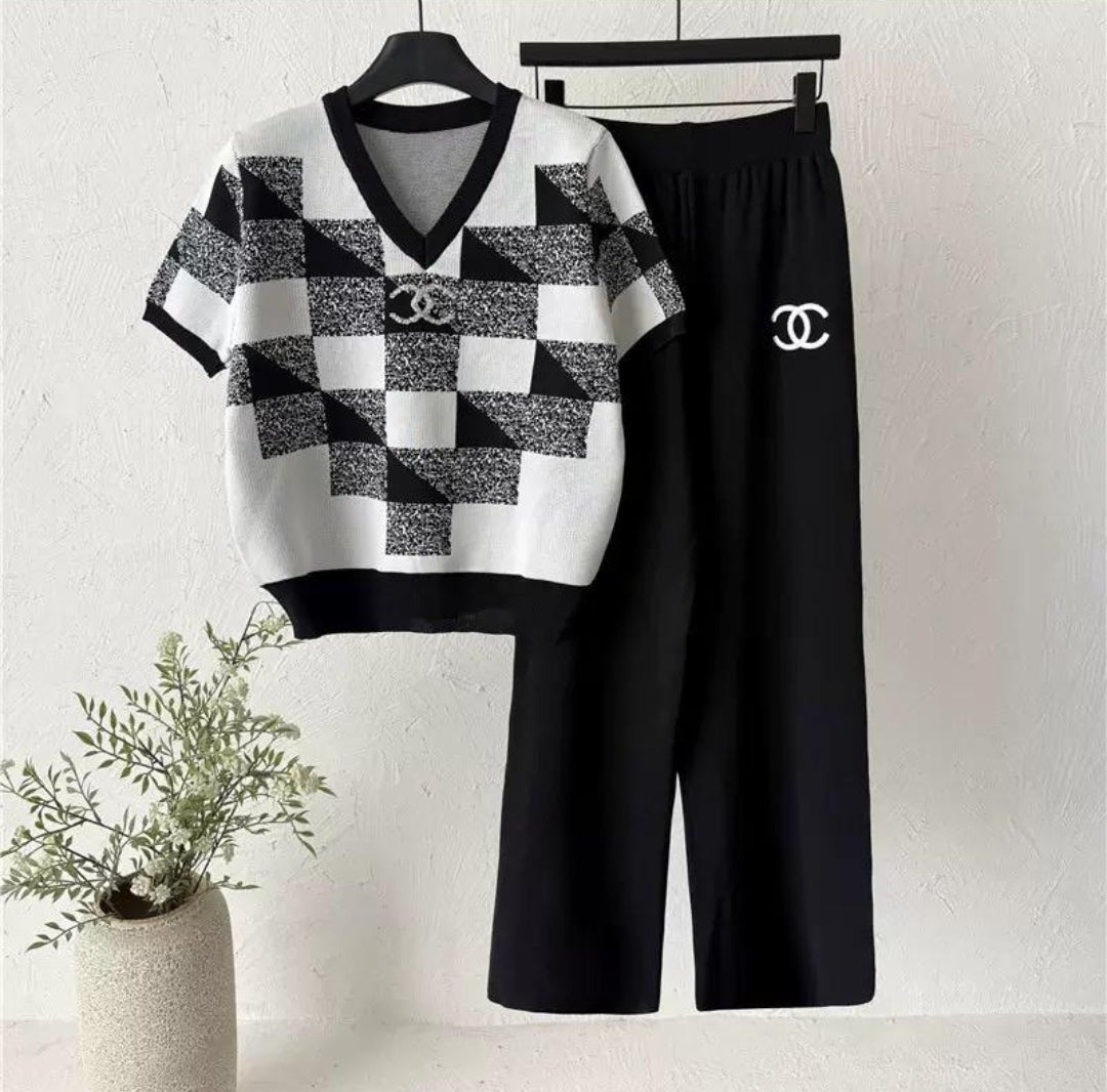 two piece knit set