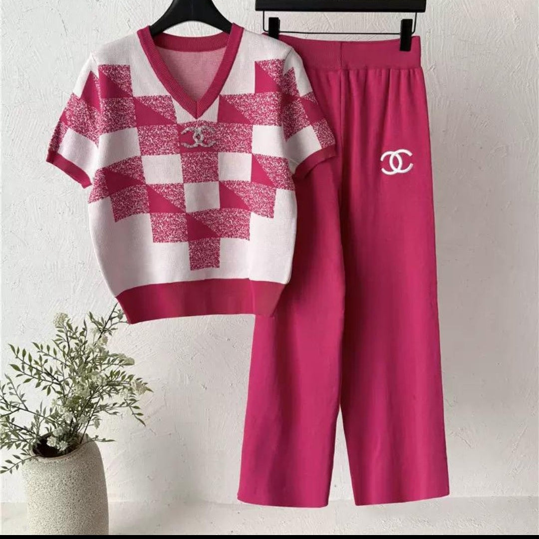 two piece knit set