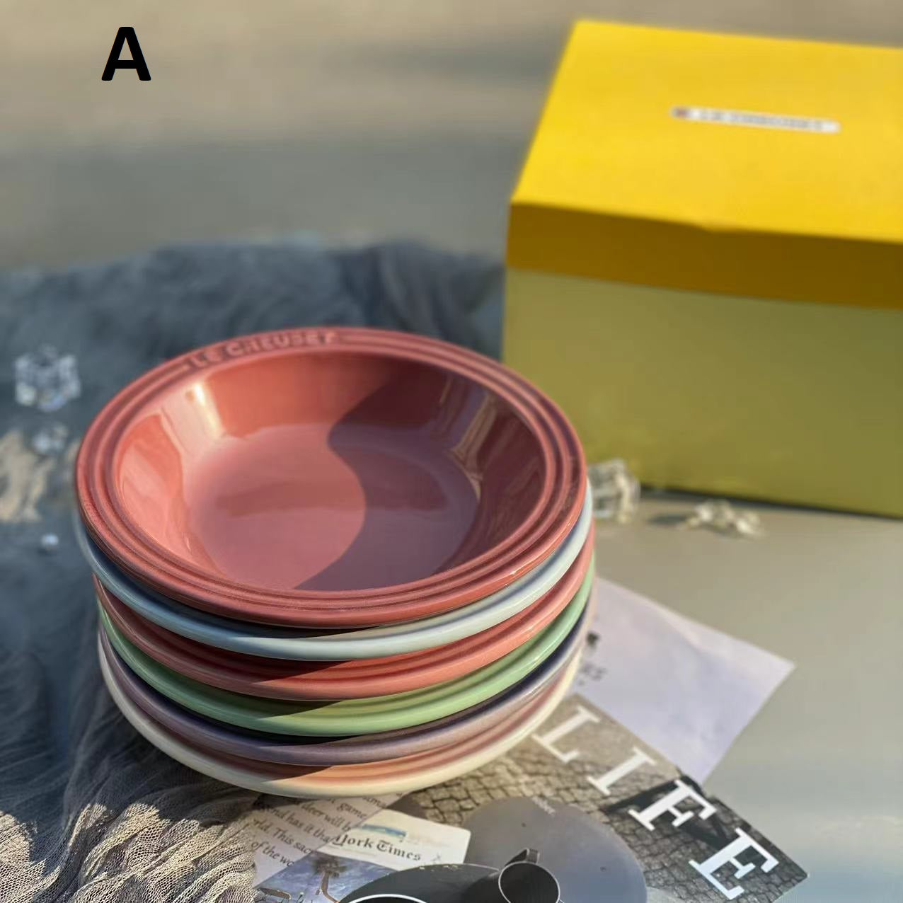 rainbow cereal bowls