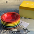 rainbow cereal bowls