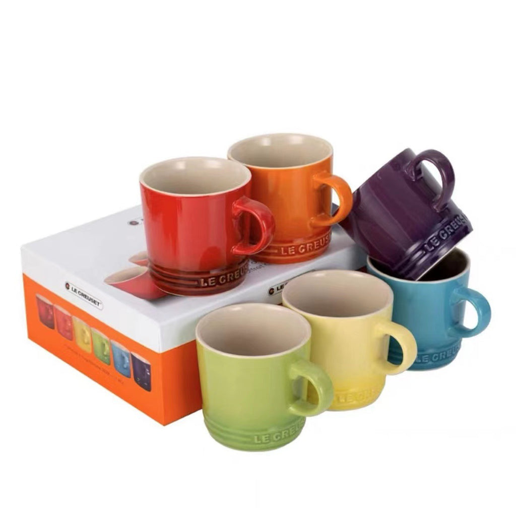 rainbow mugs