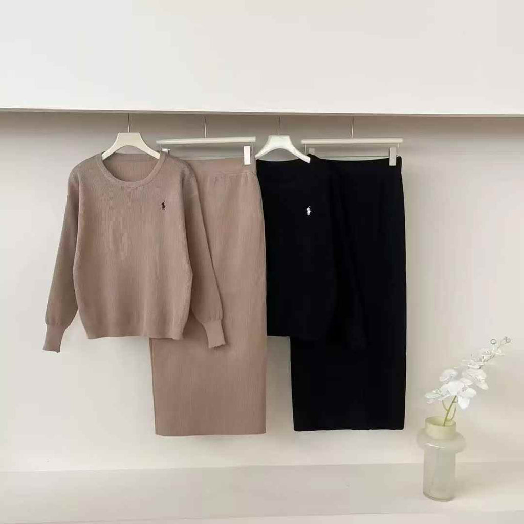 two piece knit set