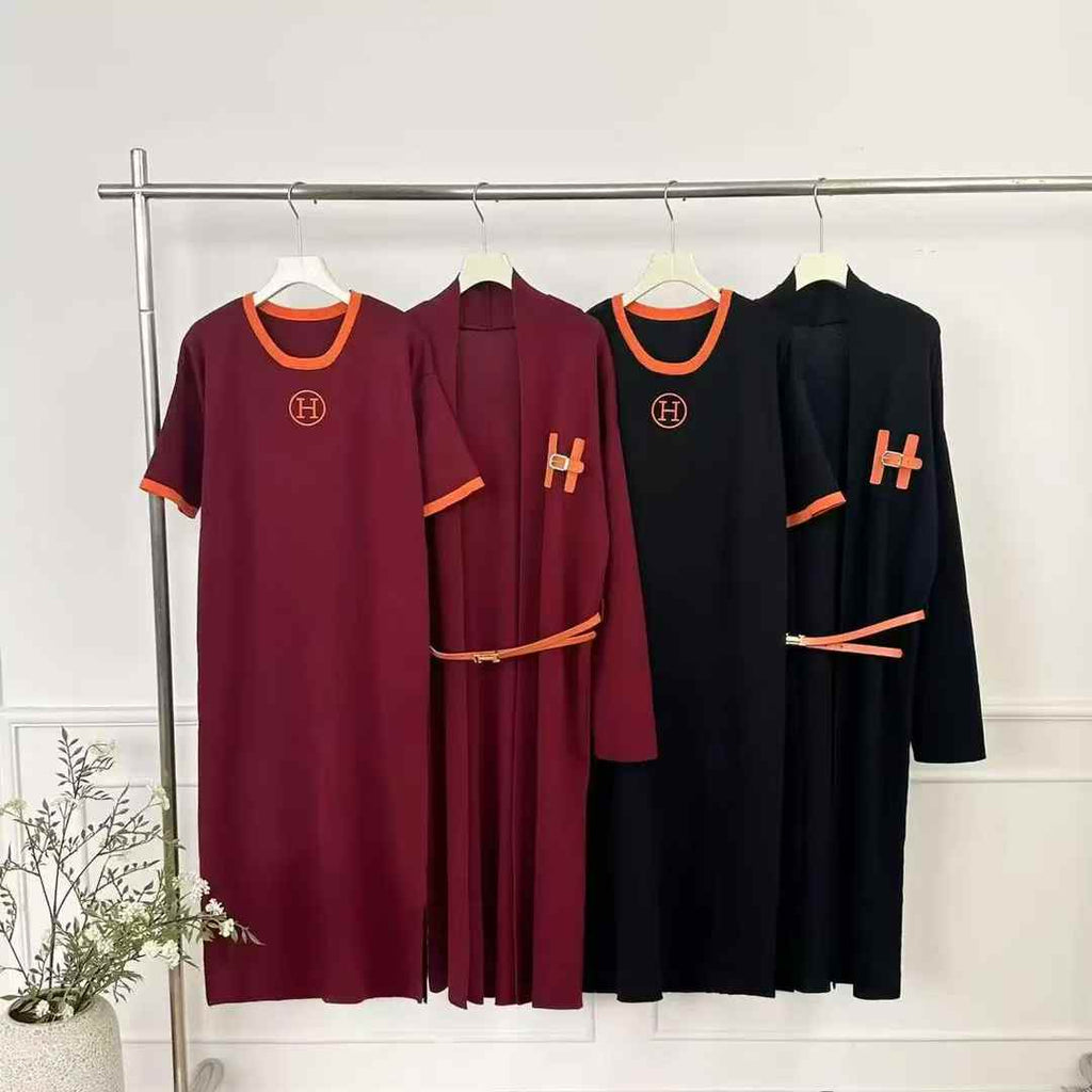 two piece knit set