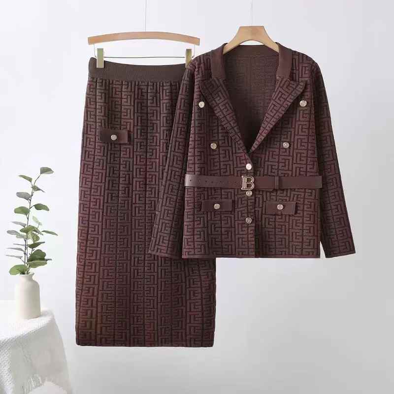 two piece knit set