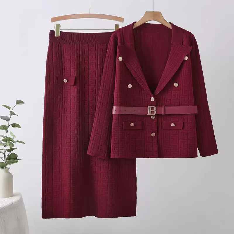 two piece knit set