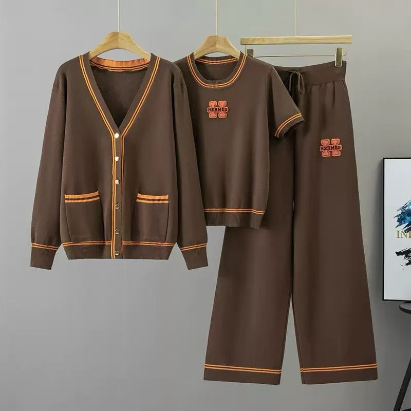 three piece knit set