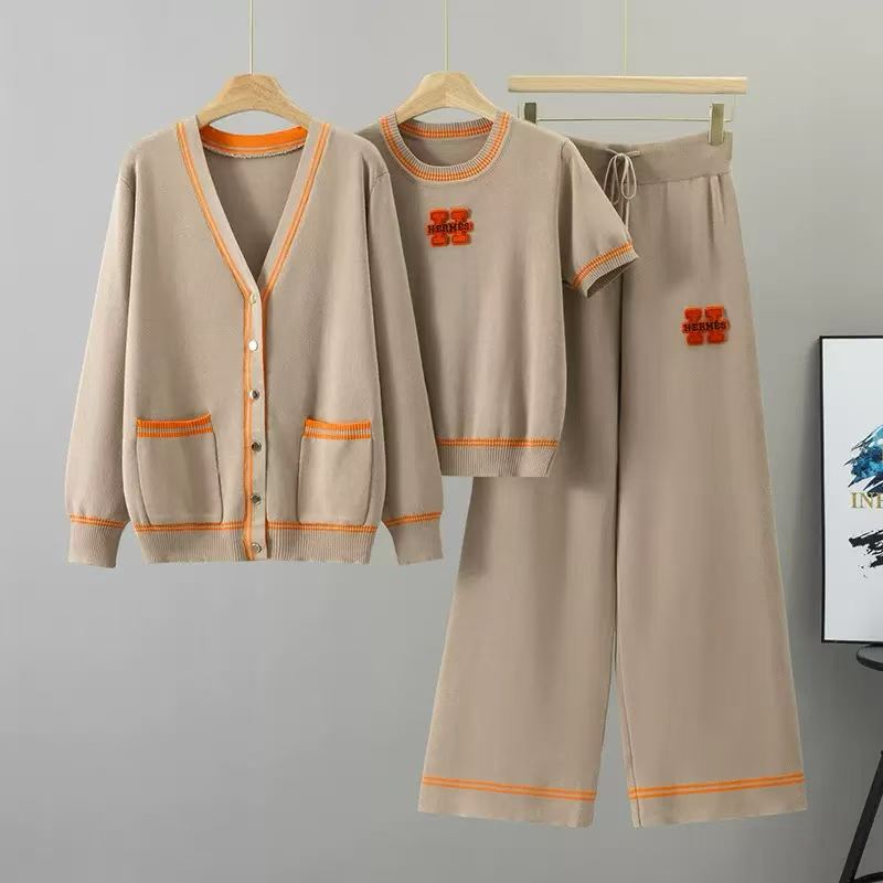 three piece knit set