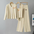 three piece knit set